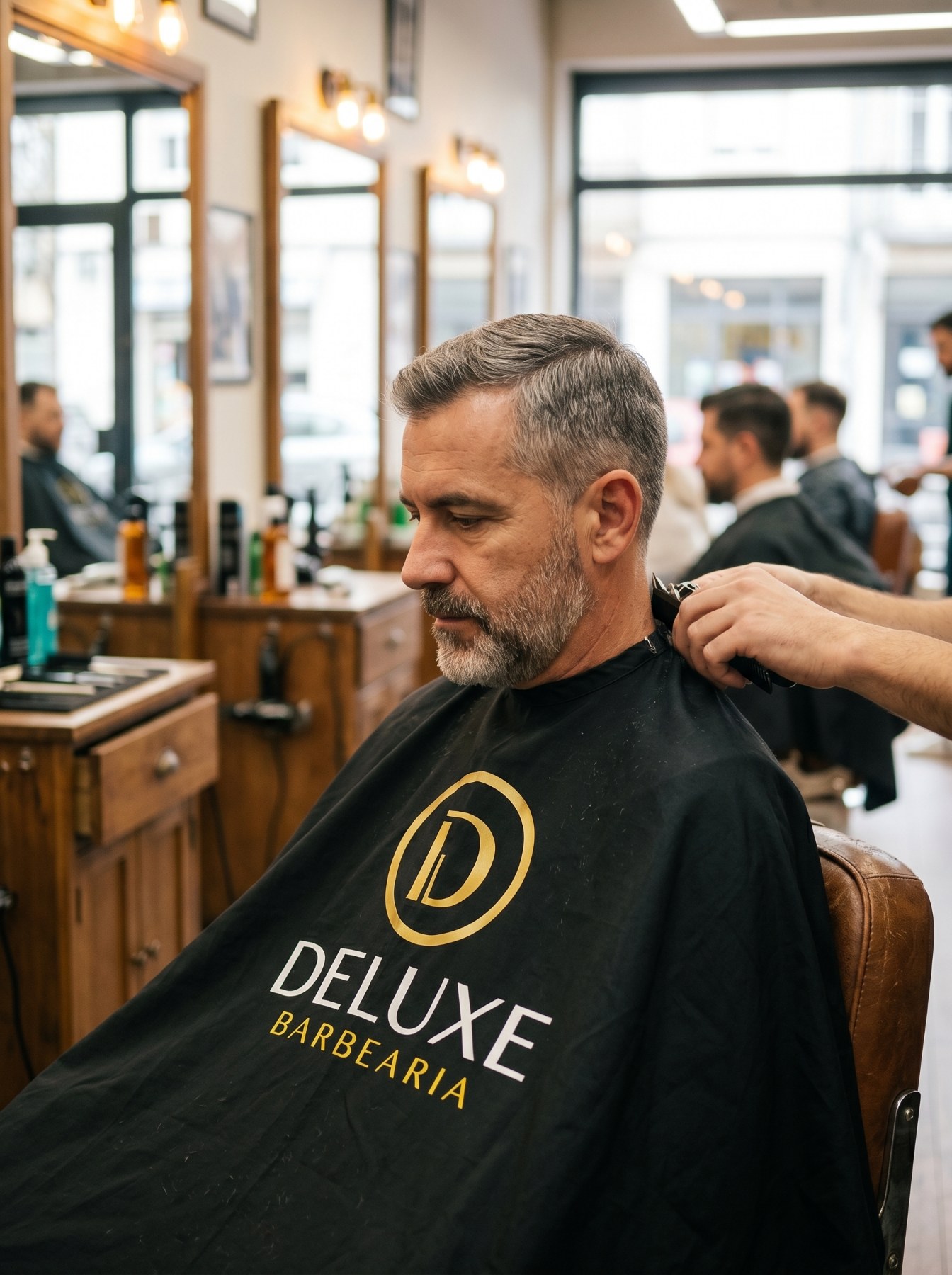 Avental da Deluxe Barbearia