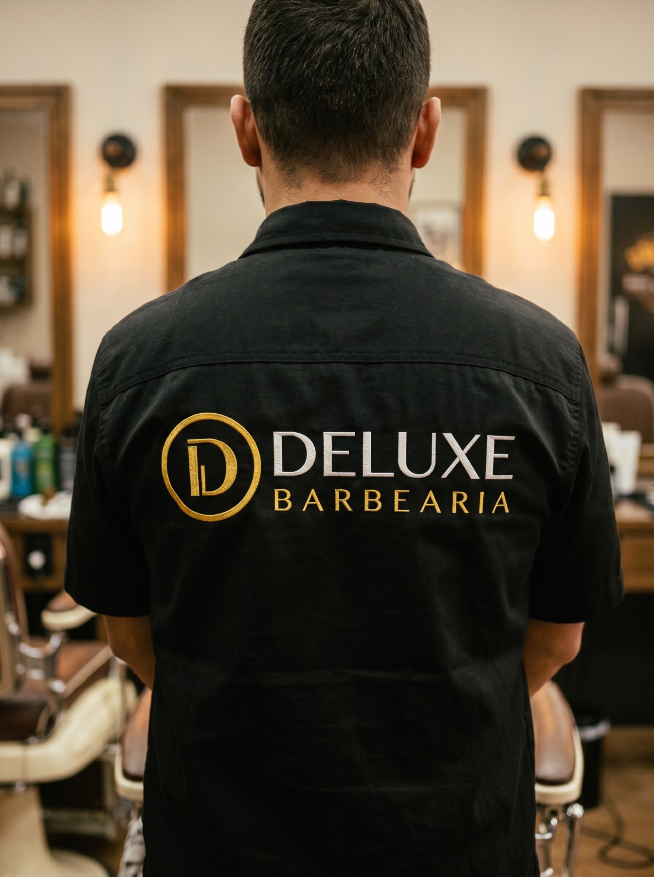 Camisa do time Deluxe com o D