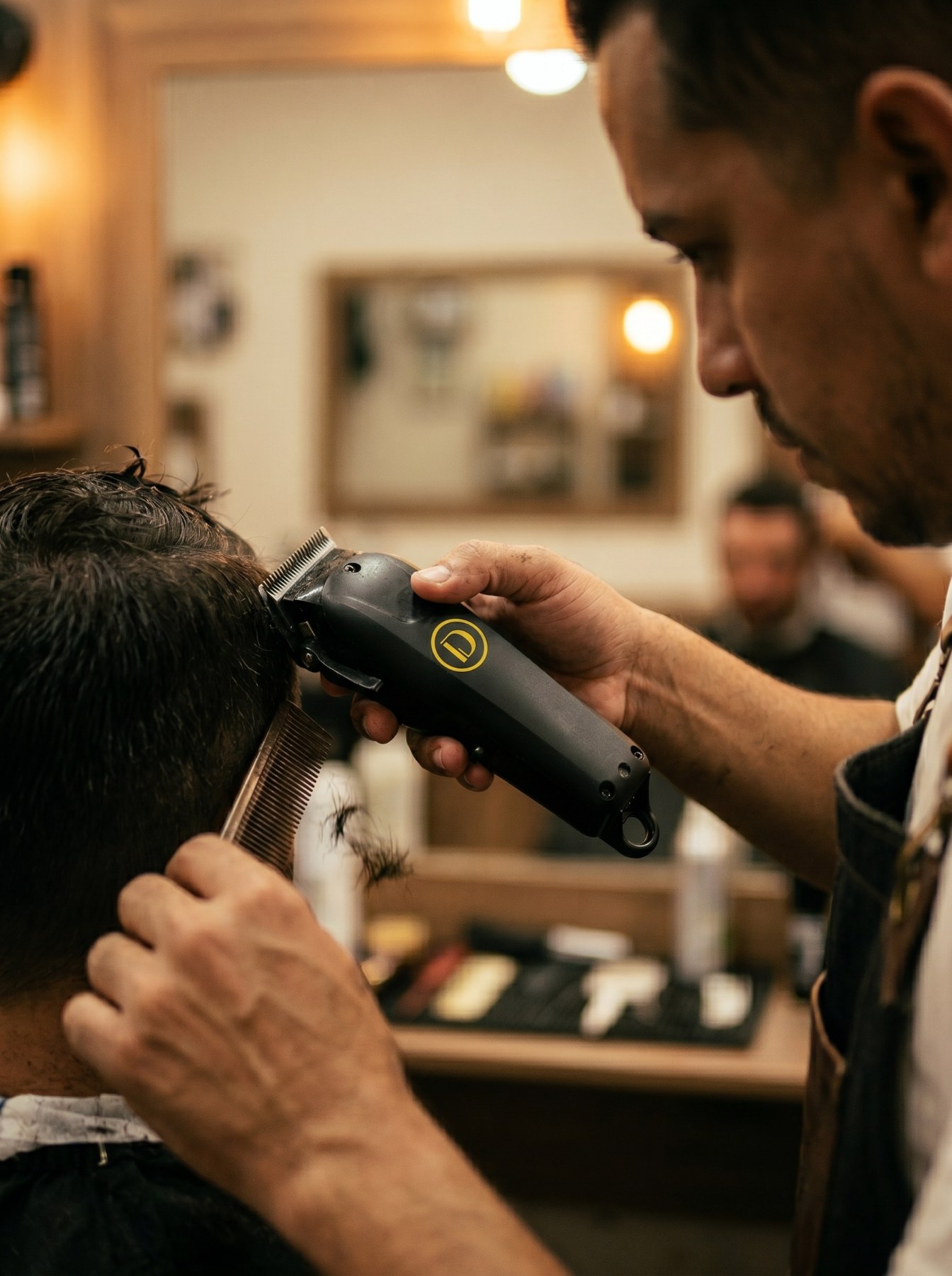 Máquina de corte com o selo da Deluxe