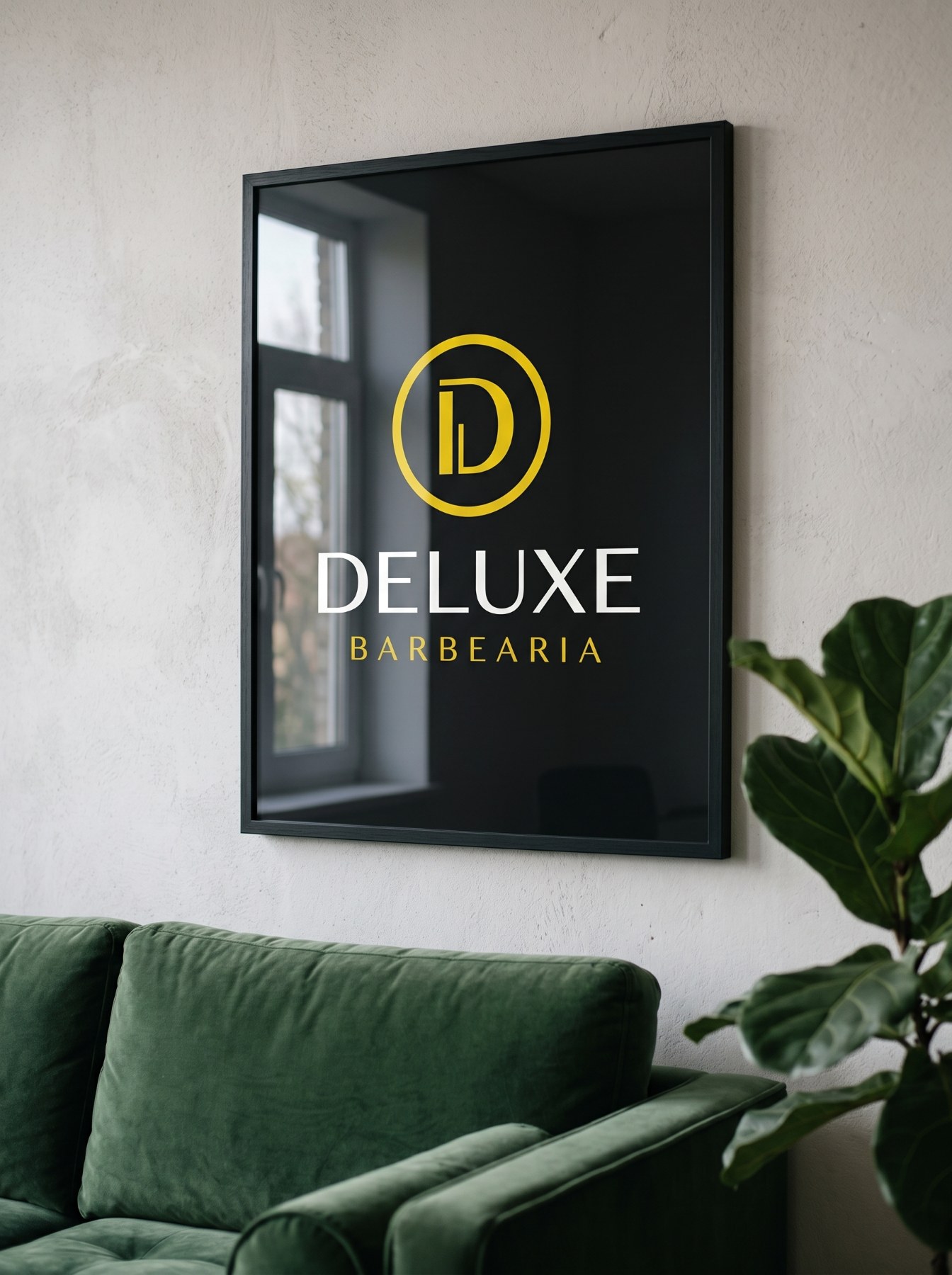 Quadro da Deluxe na parede