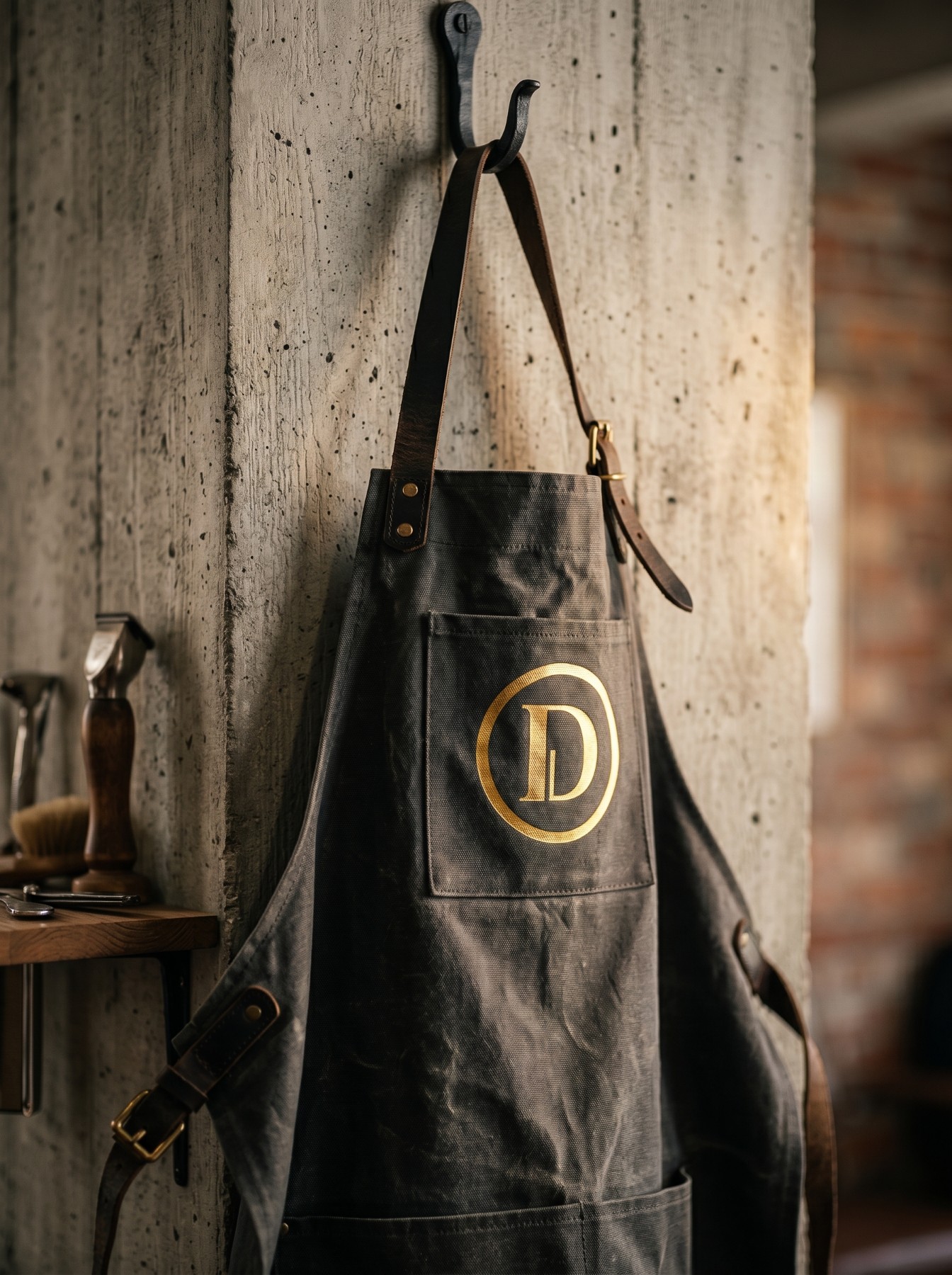 Avental da Deluxe Barbearia
